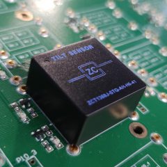 PCB-mount tilt sensor for solar tracker
