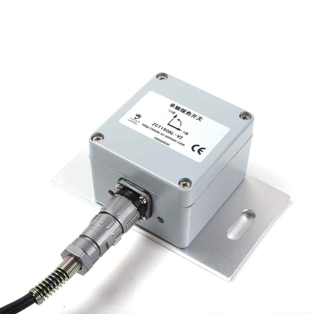  » ±90° RS232 output single axis crane/Aerial vehicle and lift tilt switch